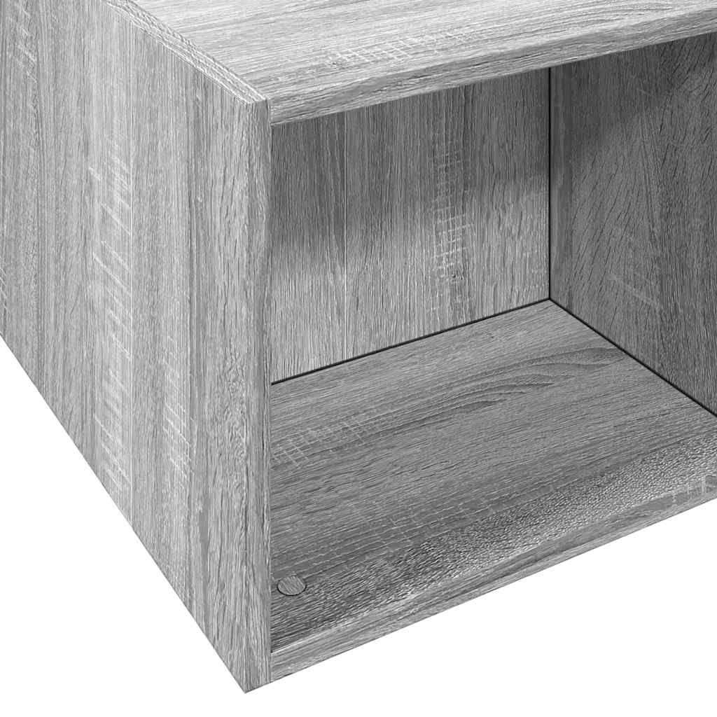 vidaXL Πλαίσιο Κρεβατιού Γκρι Sonoma 150x200 εκ. Επεξεργασμένο Ξύλο