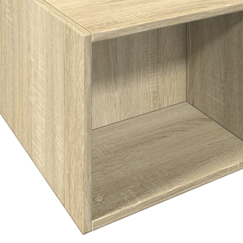 vidaXL Πλαίσιο Κρεβατιού Sonoma Δρυς 120x190 εκ. Επεξεργασμένο Ξύλο