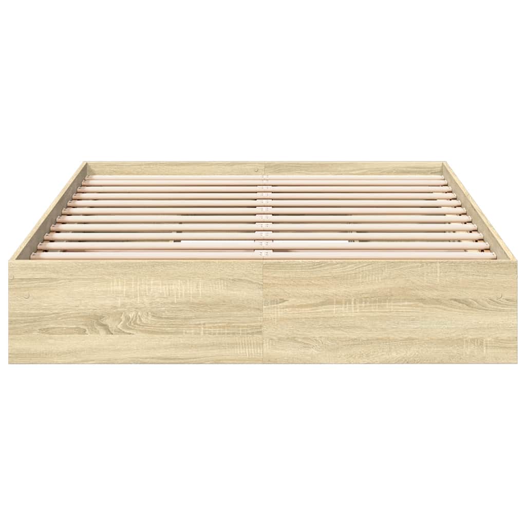 vidaXL Πλαίσιο Κρεβατιού με συρτάρια Sonoma Δρυς 120x200εκ. Επεξ. Ξύλο