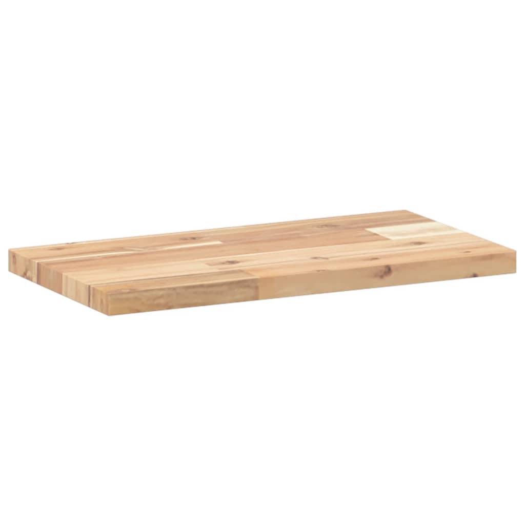 vidaXL Ράφι Πλωτό 60x20x2 εκ. από Μασίφ Ξύλο Ακακίας χωρίς Επεξεργασία