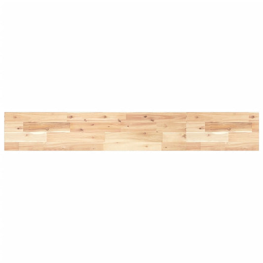 vidaXL Ράφι Πλωτό 160x20x2 εκ. από Μασίφ Ξύλο Ακακίας χωρίς Επεξεργασία