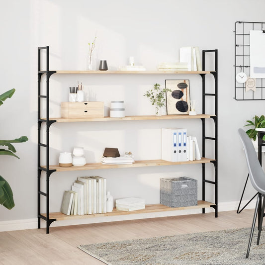 vidaXL Ράφι Πλωτό 160x20x2 εκ. από Μασίφ Ξύλο Ακακίας χωρίς Επεξεργασία