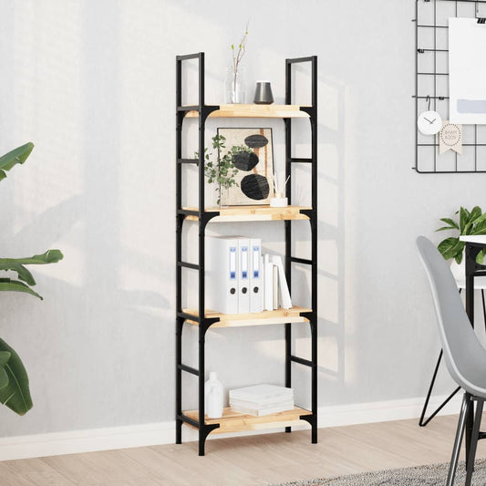 vidaXL Ράφι Πλωτό 40x20x4 εκ. από Μασίφ Ξύλο Ακακίας χωρίς Επεξεργασία