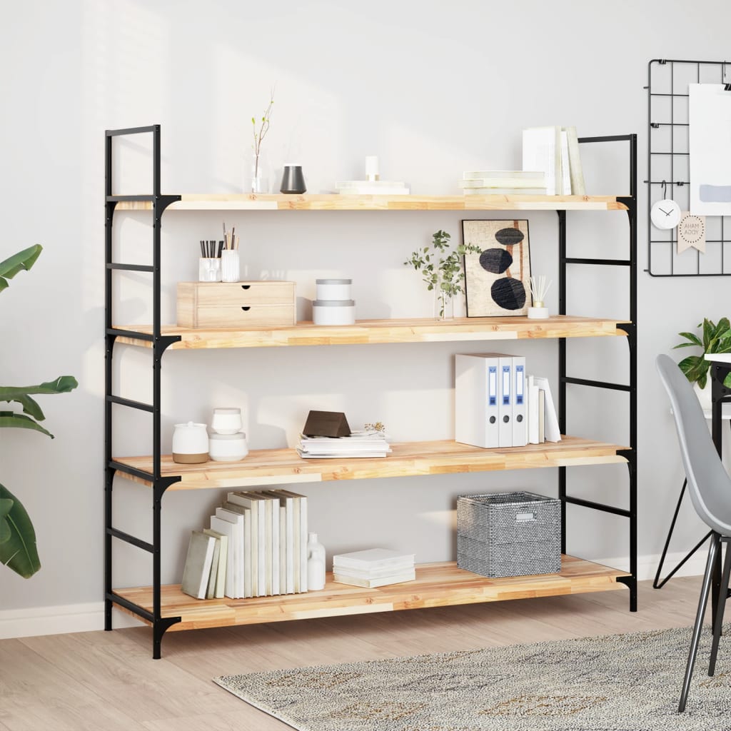 vidaXL Ράφι Κρεμαστό 160x40x4 εκ. Ακατέργαστο Μασίφ Ξύλο Ακακίας