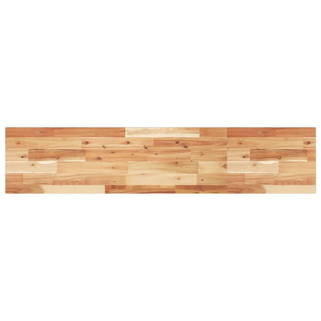 vidaXL Ράφια Πλωτά 2 τεμ. 120x30x2 εκ. από Μασίφ Ξύλο Ακακίας με Φινίρισμα Λαδιού