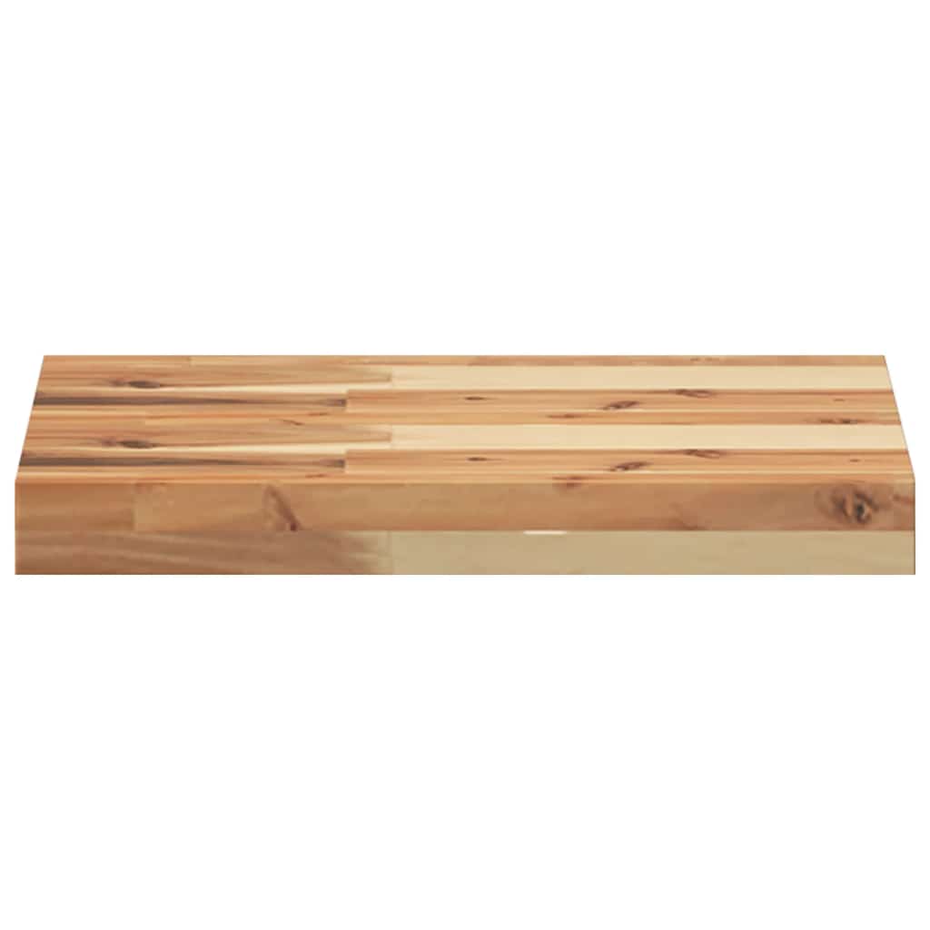 vidaXL Ράφια Πλωτά 2 τεμ. 40x30x4 εκ. από Μασίφ Ξύλο Ακακίας με Φινίρισμα Λαδιού