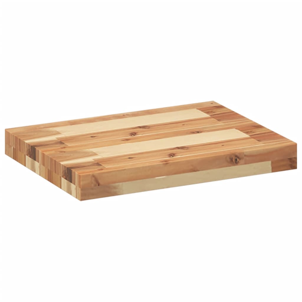 vidaXL Ράφια Πλωτά 4 τεμ. 60x30x4 εκ. από Μασίφ Ξύλο Ακακίας με Φινίρισμα Λαδιού