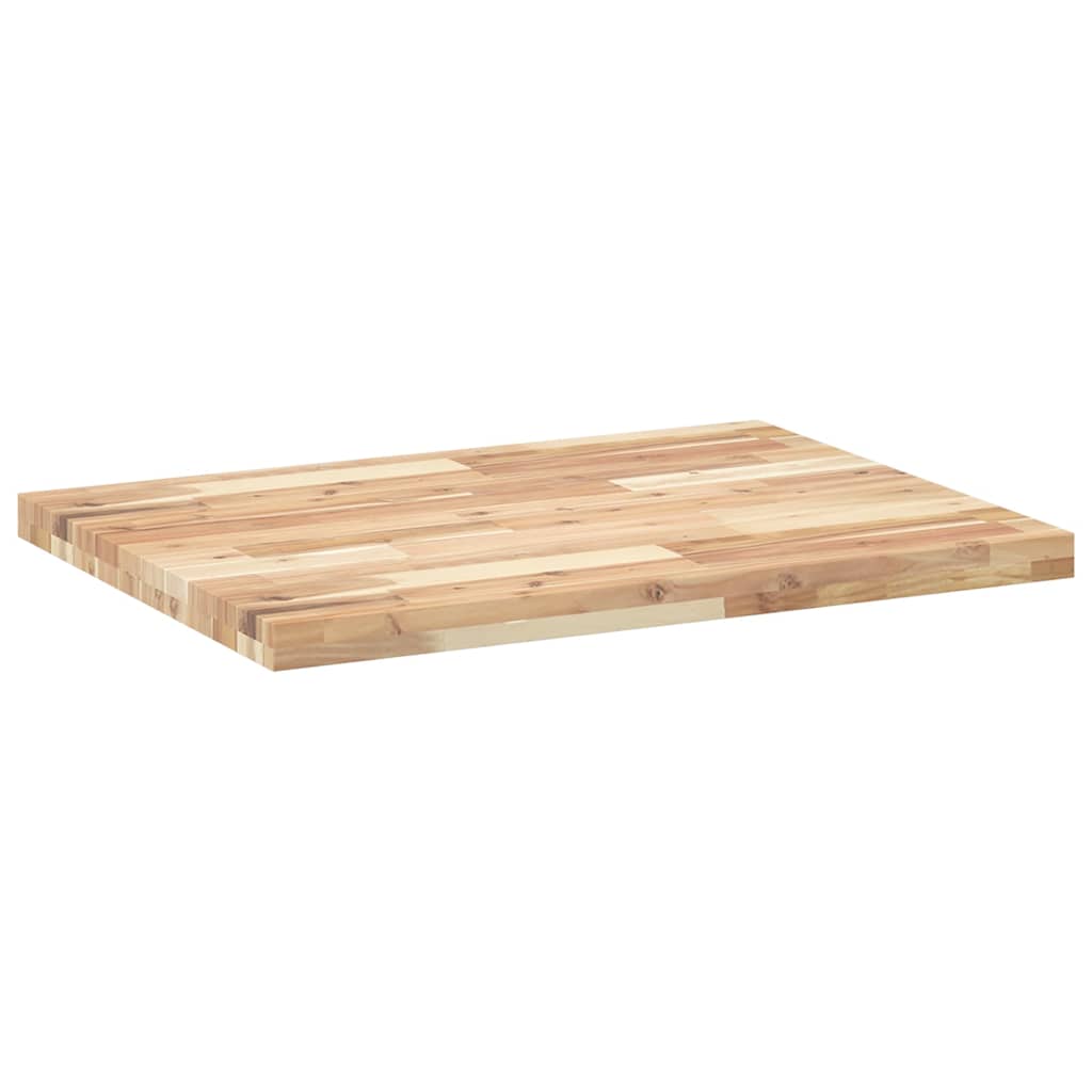 vidaXL Επιφάνεια Τραπεζιού 80x60x4 εκ. Μασίφ Ξύλο Ακακίας