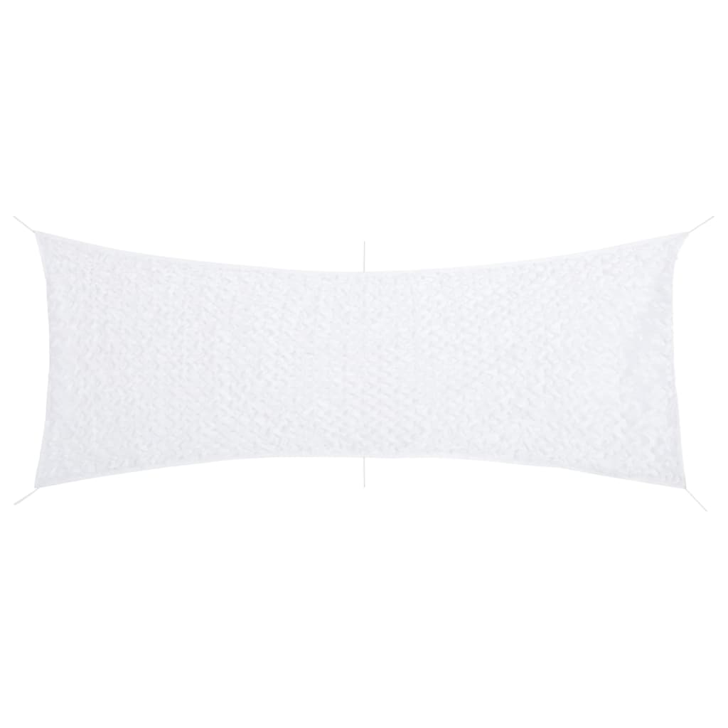 vidaXL Δίχτυ Σκίασης Παραλλαγής Λευκό 525x205 εκ. με Σάκο Αποθήκευσης