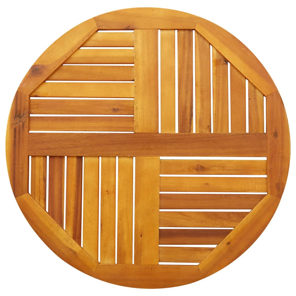 vidaXL Επιφάνεια Τραπεζιού Στρογγυλή Ø70x2 εκ. Μασίφ Ξύλο Ακακίας