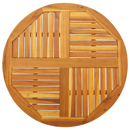 vidaXL Επιφάνεια Τραπεζιού Στρογγυλή Ø90x2,2 εκ. Μασίφ Ξύλο Ακακίας