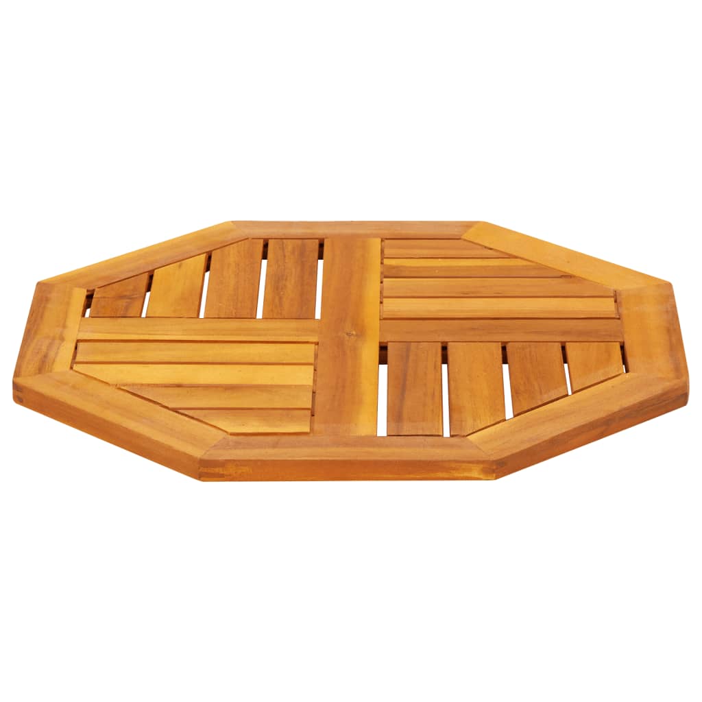 vidaXL Επιφάνεια Τραπεζιού Οκτάγωνη 50x50x2 εκ. Μασίφ Ξύλο Ακακίας