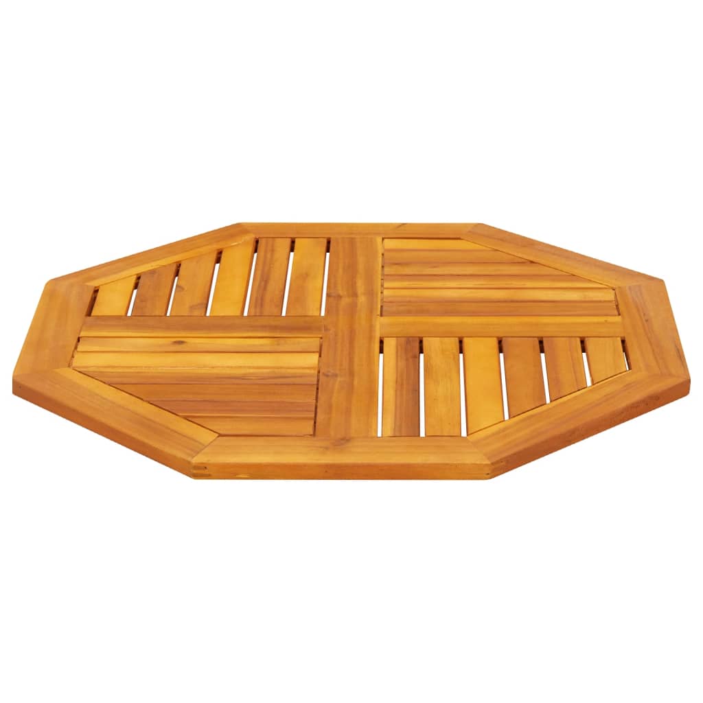 vidaXL Επιφάνεια Τραπεζιού Οκτάγωνη 70x70x2 εκ. Μασίφ Ξύλο Ακακίας