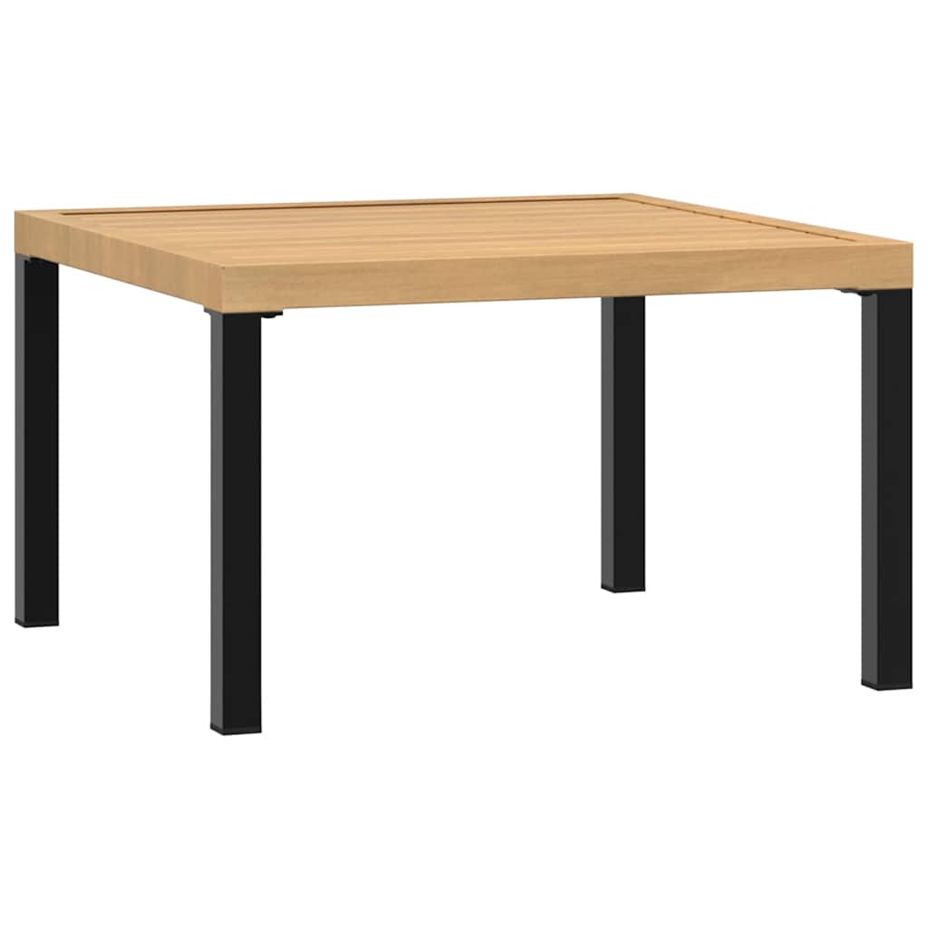vidaXL Τραπεζάκι Σαλονιού Κήπου Μαύρο 65x65x40 εκ. από Αλουμίνιο