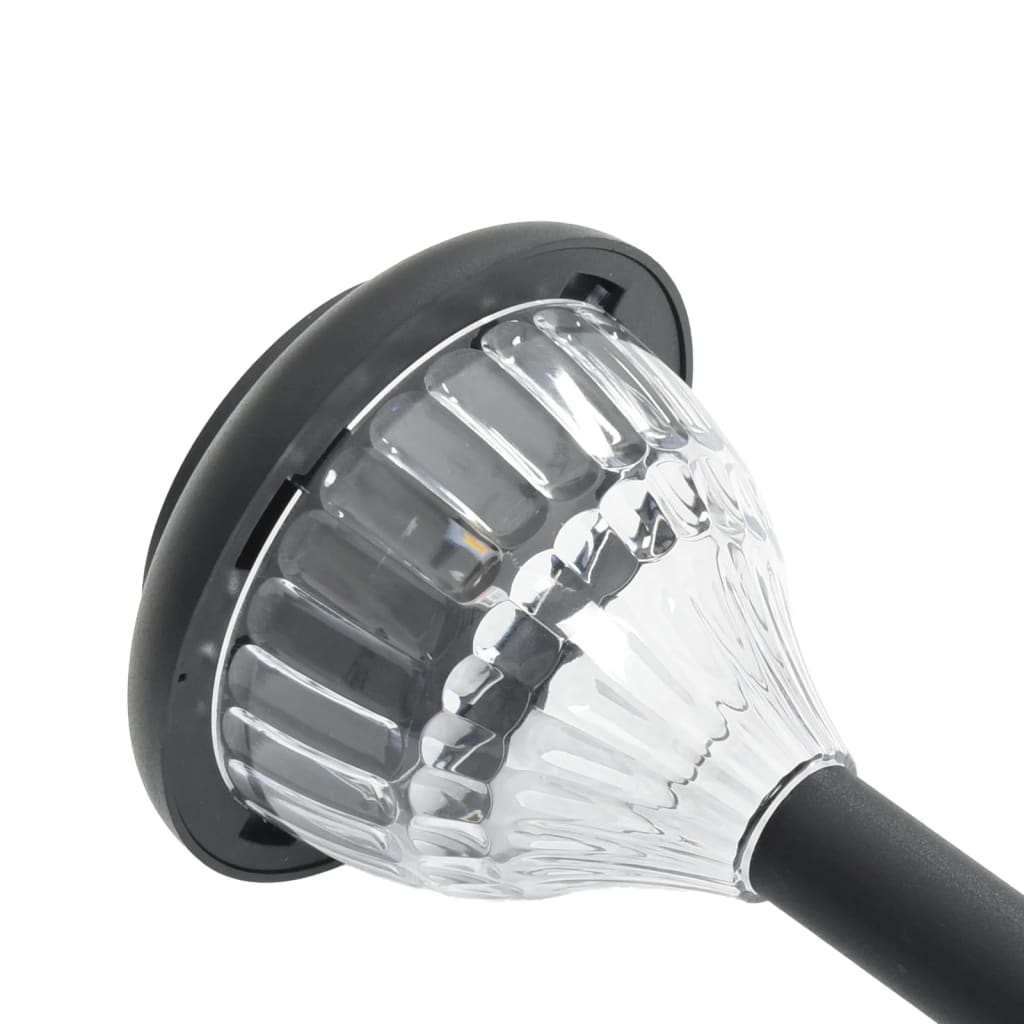 vidaXL Ηλιακά Φωτιστικά Διαδρόμου Εξ Χώρου Στήριγμα 4 τεμ. Θερμό Λευκό