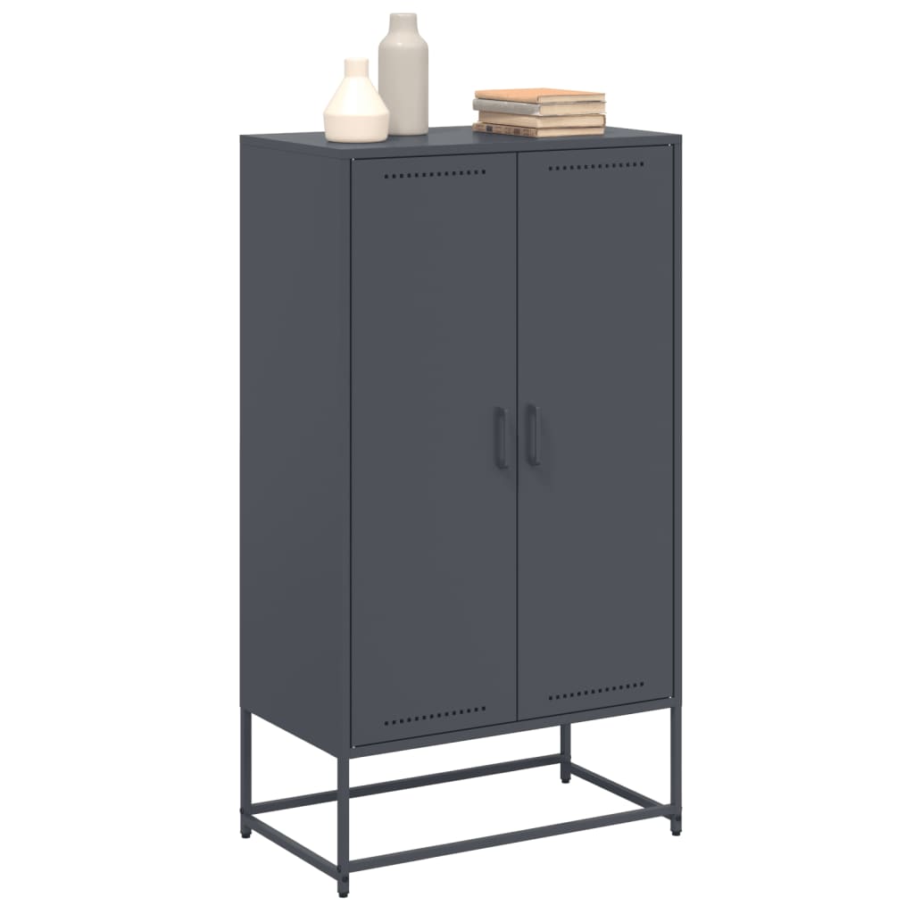 vidaXL Ντουλάπι Ανθρακί 68,5x38,5x123,5 εκ. από Ατσάλι