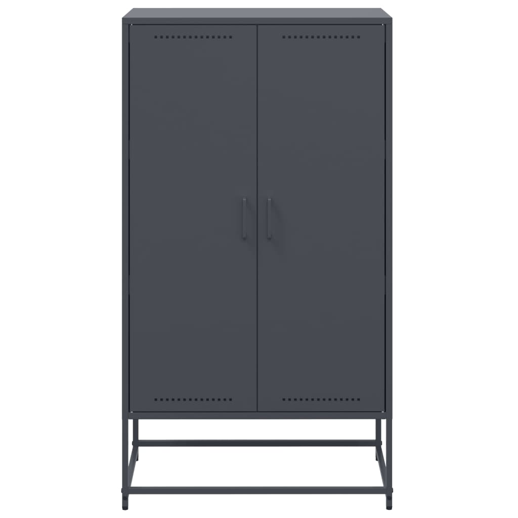 vidaXL Ντουλάπι Ανθρακί 68,5x38,5x123,5 εκ. από Ατσάλι