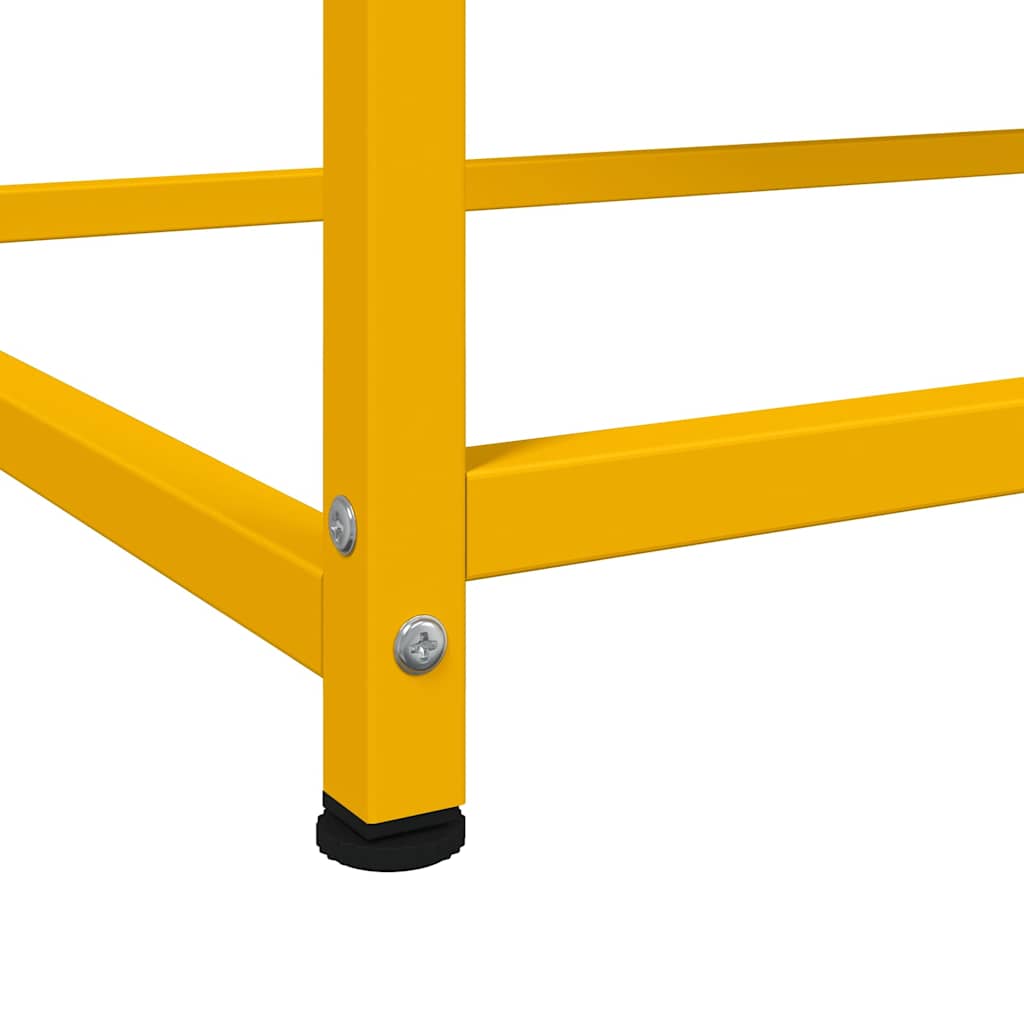 vidaXL Μπουφές Μουσταρδί 100,5x39x107 εκ. από Ατσάλι