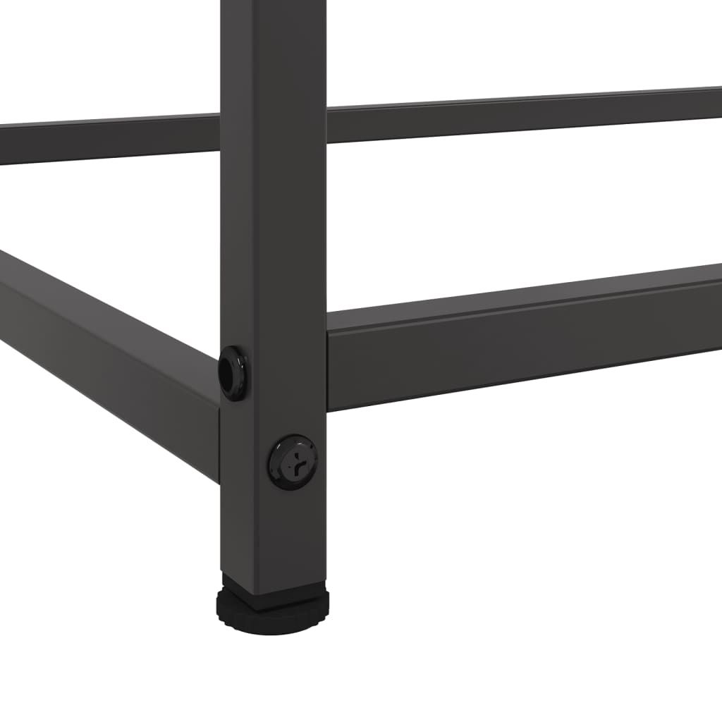 vidaXL Ντουλάπι Μαύρο 100,5x39x107 εκ. Ατσάλινο