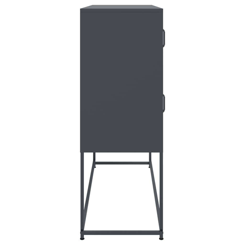 vidaXL Ντουλάπι Ανθρακί 100,5x39x107 εκ. από Ατσάλι