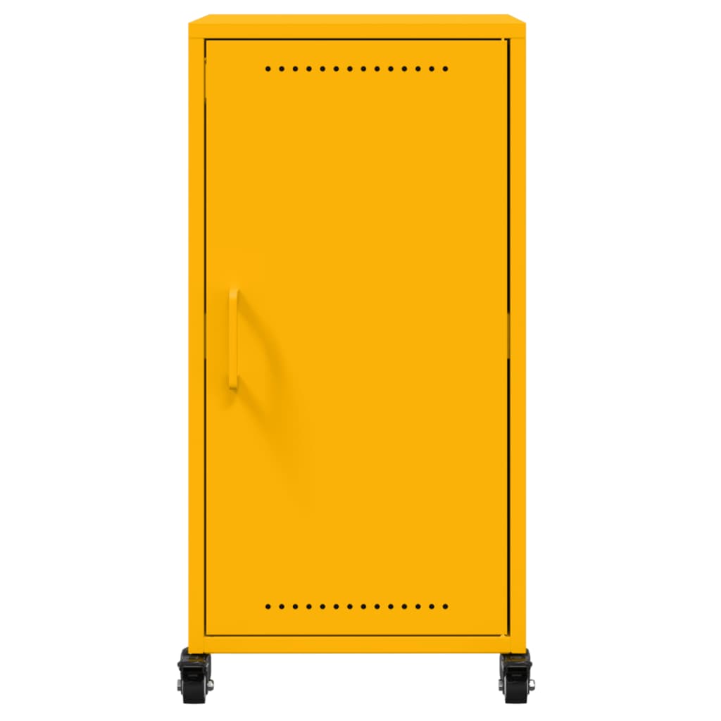 vidaXL Ντουλάπι Μουσταρδί 36x39x72 εκ. από Ατσάλι