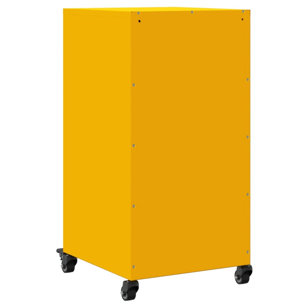 vidaXL Ντουλάπι Μουσταρδί 36x39x72 εκ. από Ατσάλι