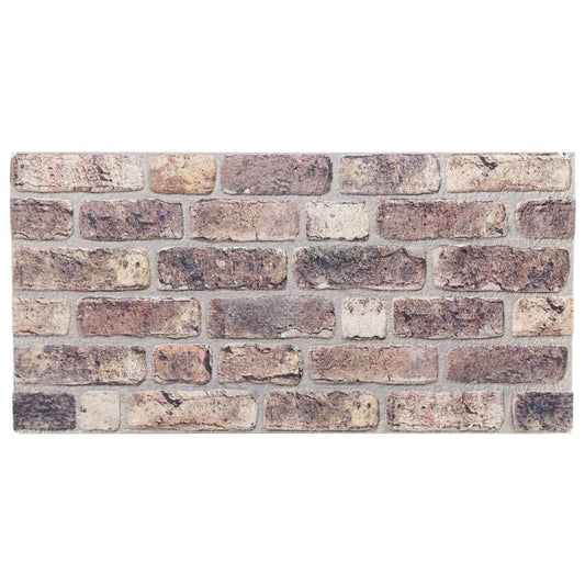 vidaXL Πάνελ Τοίχου 3D 10 τεμ. Σκούρο Καφέ 100 x 50 EPS