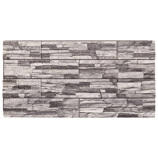 vidaXL Πάνελ Τοίχου 3D 10 τεμ. Ανοιχτό Γκρι 100 x 50 EPS