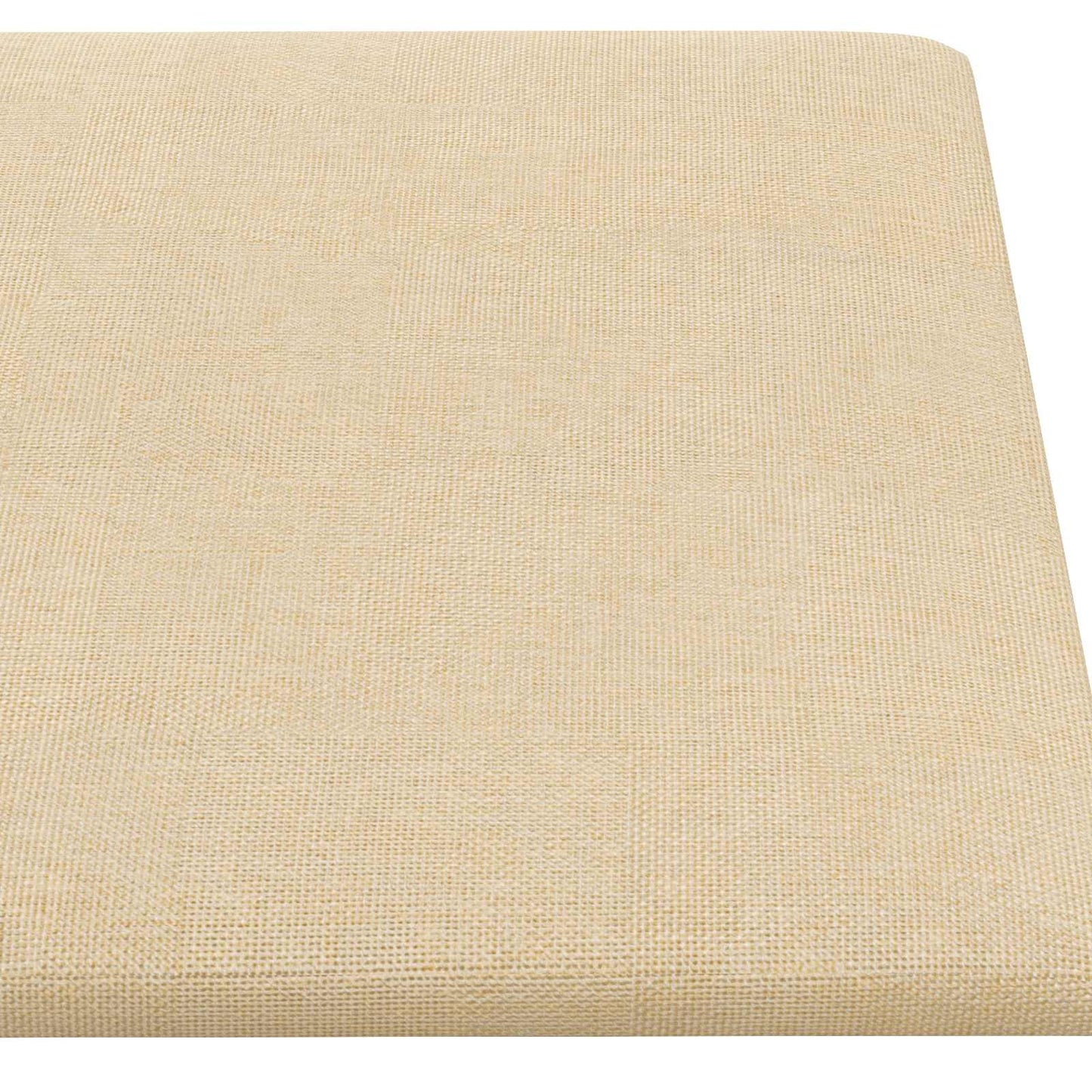 vidaXL Κεφαλάρι Τοίχου 12 pcs 30 x 15 cm Κρεμ ύφασμα