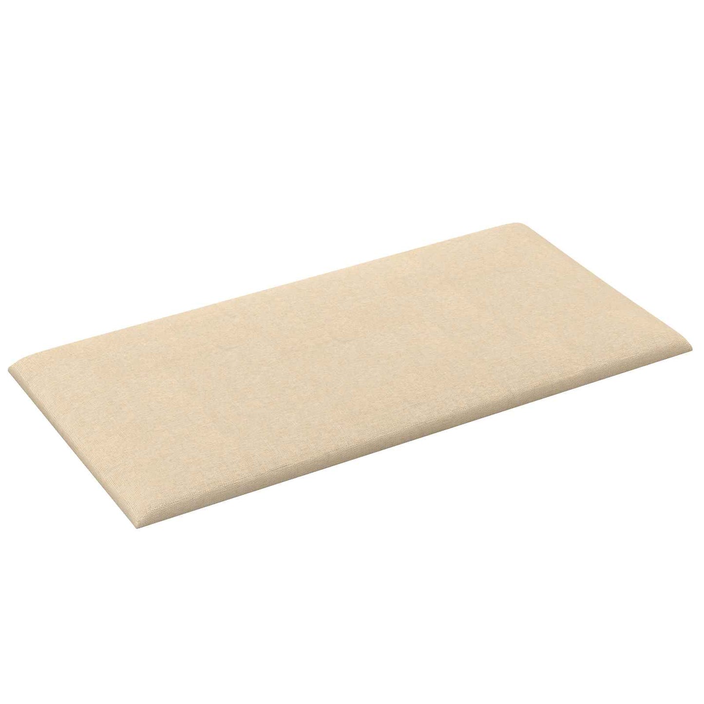 vidaXL Κεφαλάρι Τοίχου 12 pcs 30 x 15 cm Κρεμ ύφασμα