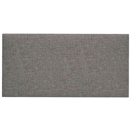 vidaXL Κεφαλάρι Τοίχου 12 pcs Ανοιχτό γκρι 30 x 15 cm ύφασμα