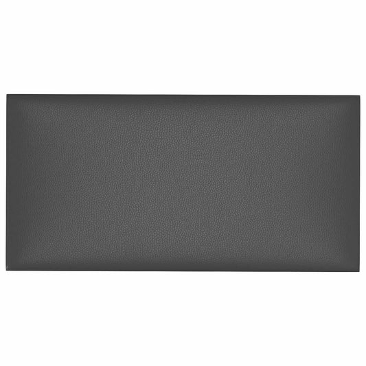 vidaXL Κεφαλάρι Τοίχου 12 pcs Γκρι 30 x 15 cm ύφασμα