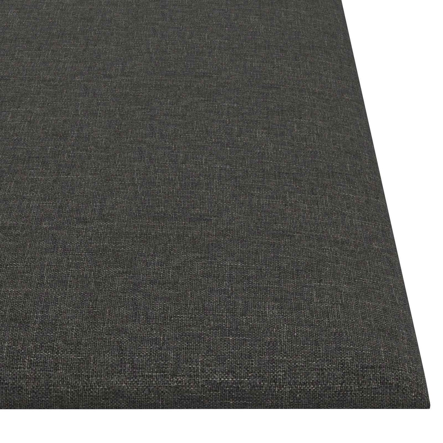 vidaXL Κεφαλάρι Τοίχου 12 pcs Σκούρο Γκρι 30 x 30 cm ύφασμα