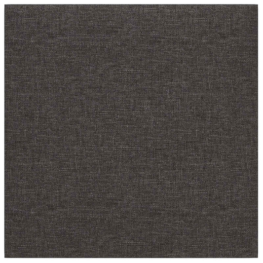 vidaXL Κεφαλάρι Τοίχου 12 pcs Σκούρο Γκρι 30 x 30 cm ύφασμα