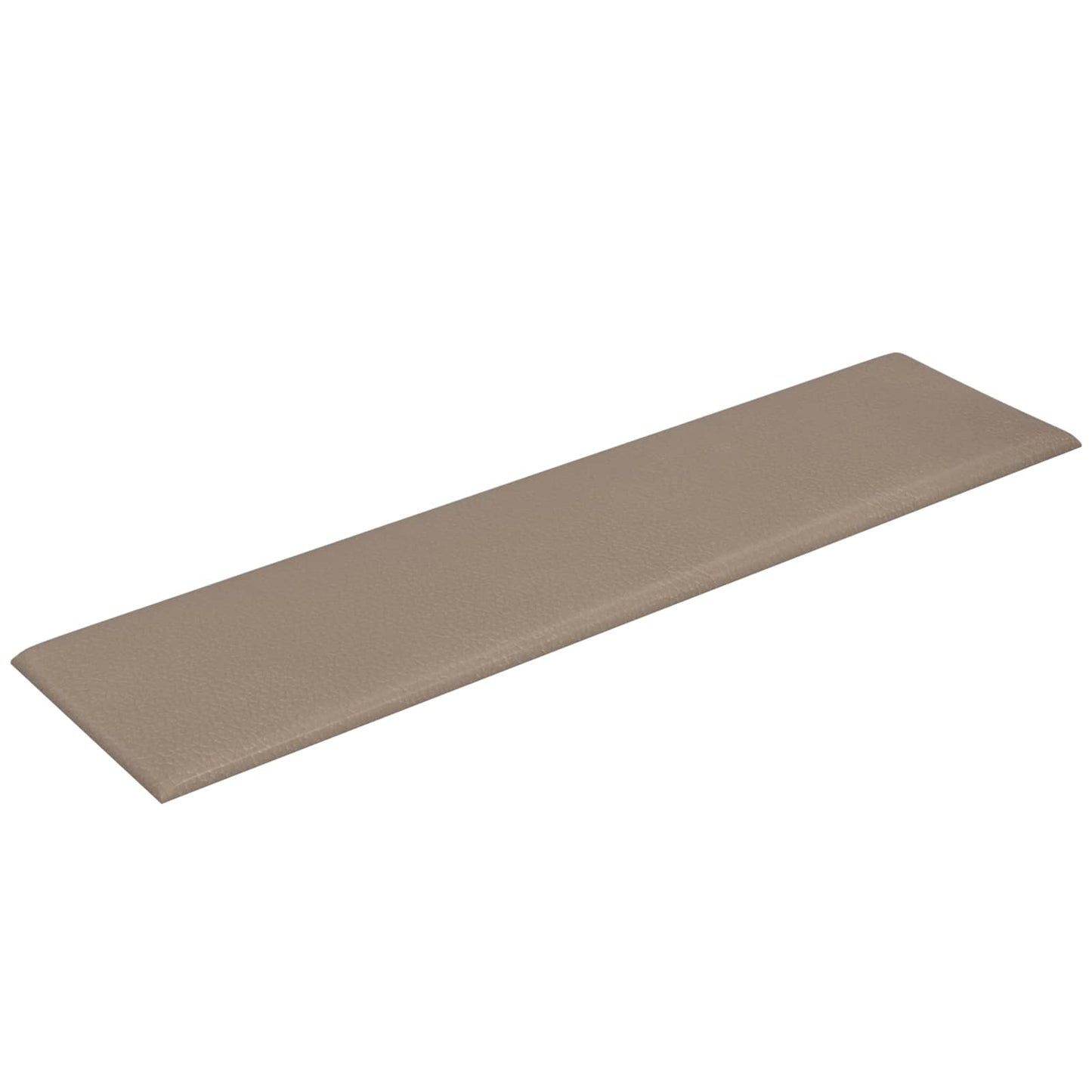 vidaXL Κεφαλάρι Τοίχου 12 pcs 60 x 15 cm Καπουτσίνο ύφασμα