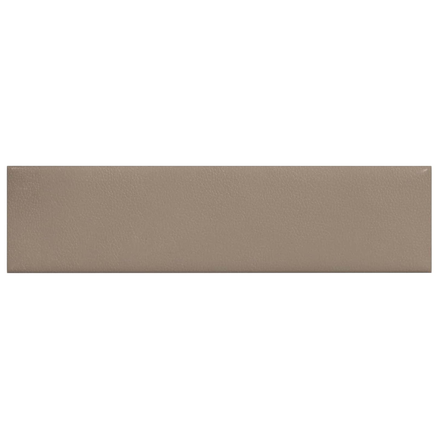 vidaXL Κεφαλάρι Τοίχου 12 pcs 60 x 15 cm Καπουτσίνο ύφασμα