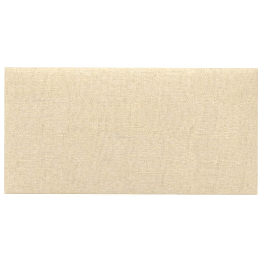 vidaXL Κεφαλάρι Τοίχου 12 pcs Κρεμ 60 x 30 cm ύφασμα