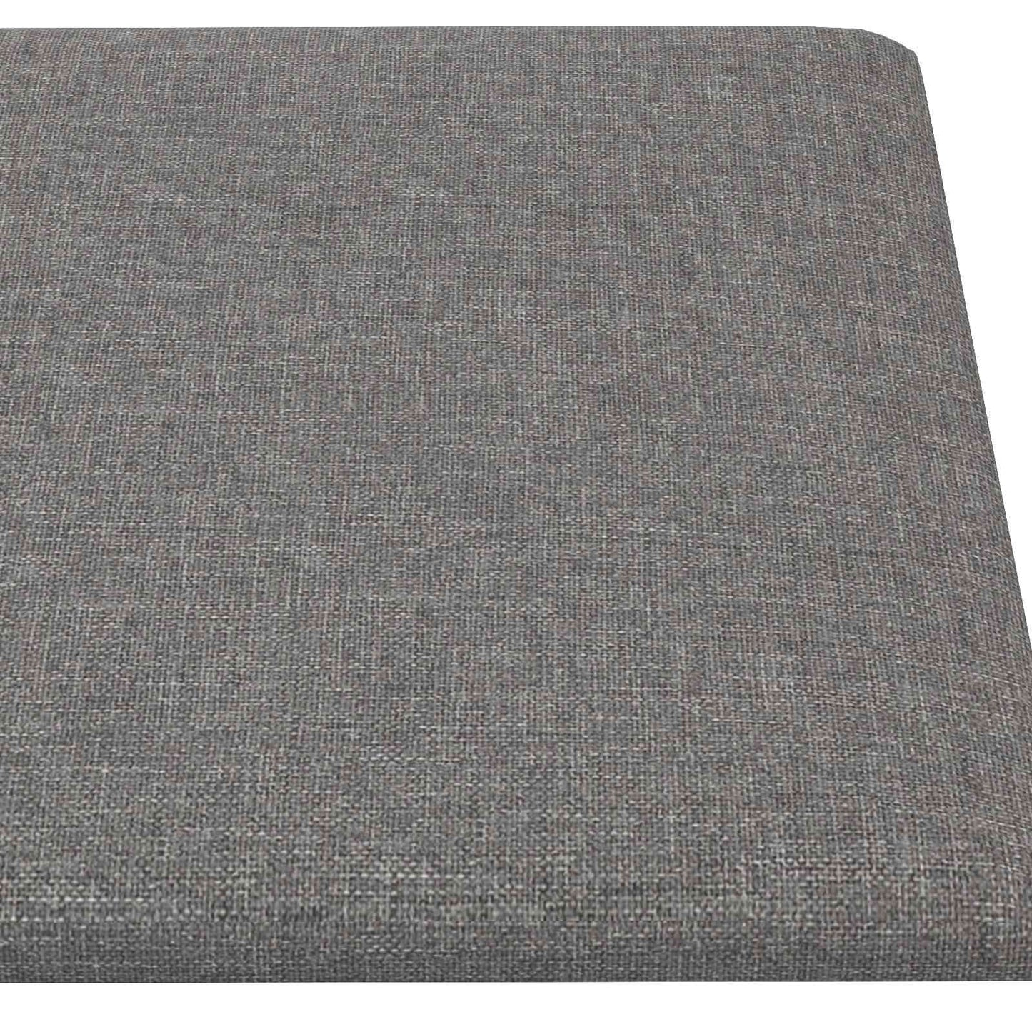 vidaXL Κεφαλάρι Τοίχου 12 pcs Ανοιχτό γκρι 60 x 30 cm ύφασμα