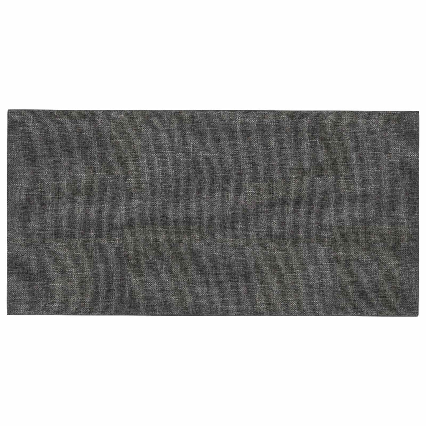 vidaXL Κεφαλάρι Τοίχου 12 pcs Σκούρο Γκρι 60 x 30 cm ύφασμα