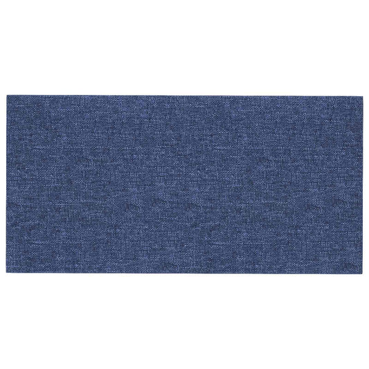 vidaXL Κεφαλάρι Τοίχου 12 pcs Μπλε 60 x 30 cm ύφασμα