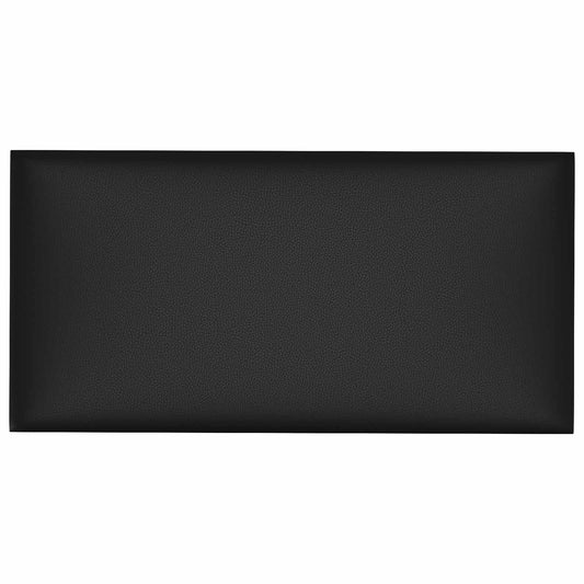 vidaXL Κεφαλάρι Τοίχου 12 pcs Μαύρο 60 x 30 cm ύφασμα