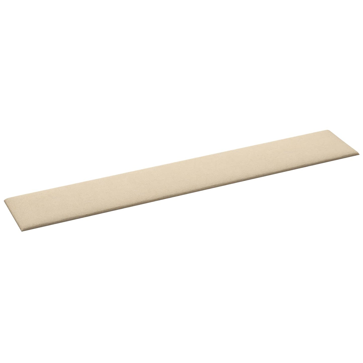 vidaXL Κεφαλάρι Τοίχου 12 pcs Κρεμ 90 x 15 cm ύφασμα