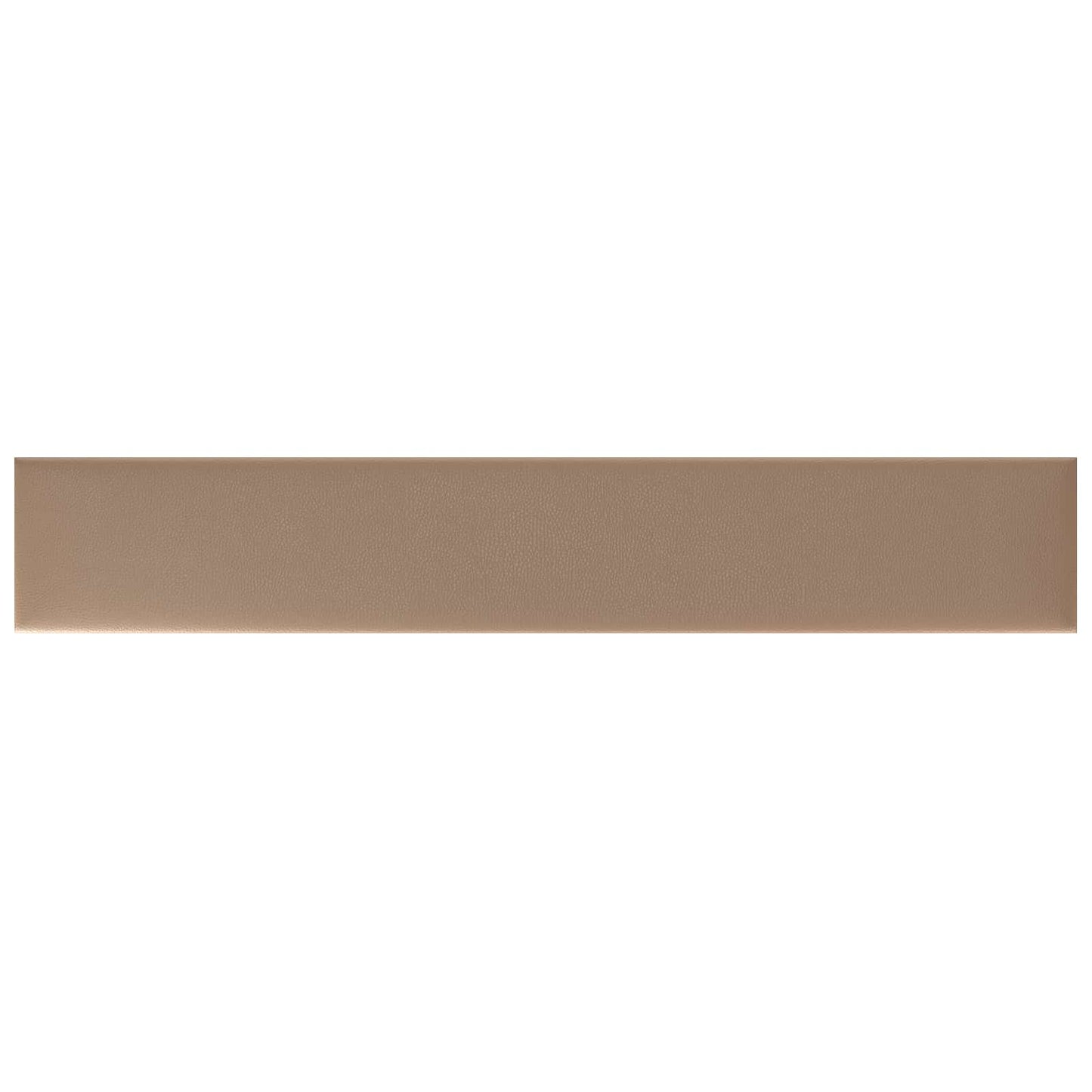 vidaXL Κεφαλάρι Τοίχου 12 pcs Καπουτσίνο 90 x 15 cm ύφασμα