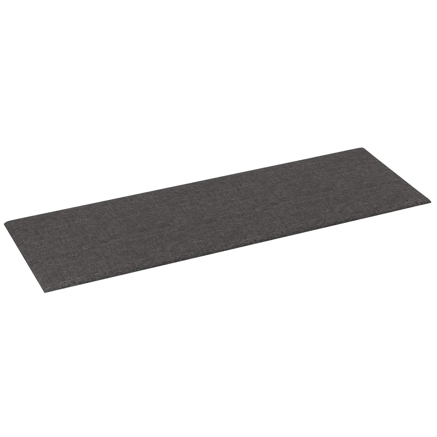vidaXL Κεφαλάρι Τοίχου 12 pcs Σκούρο Γκρι 90 x 30 cm ύφασμα