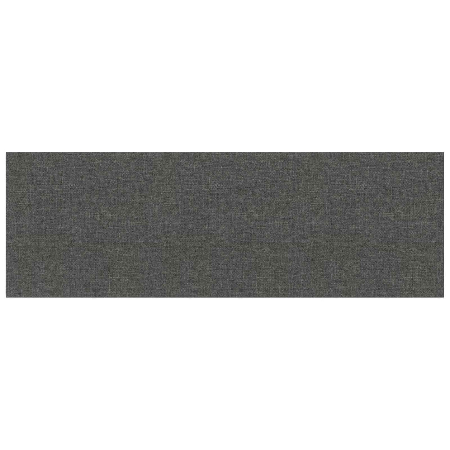 vidaXL Κεφαλάρι Τοίχου 12 pcs Σκούρο Γκρι 90 x 30 cm ύφασμα