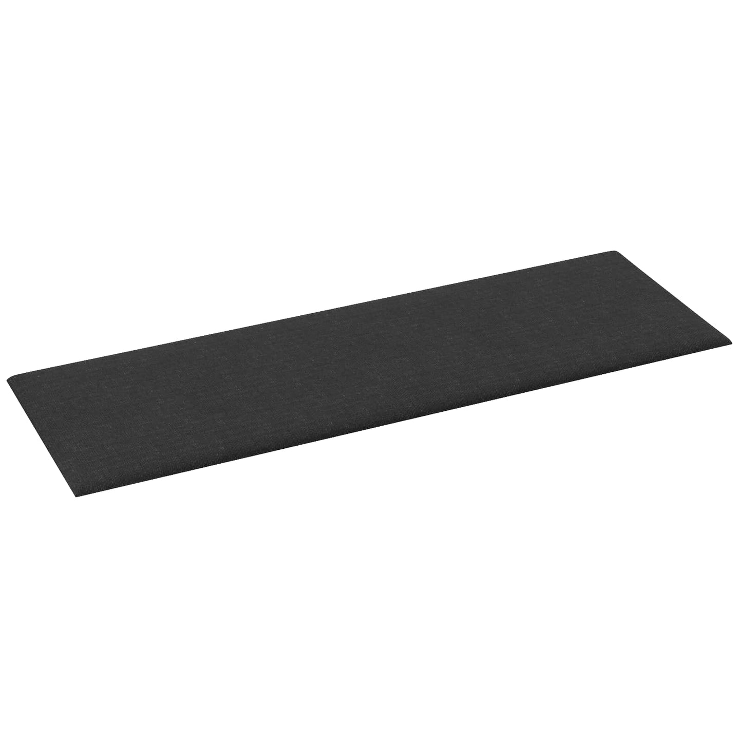 vidaXL Κεφαλάρι Τοίχου 12 pcs Μαύρο 90 x 30 cm ύφασμα