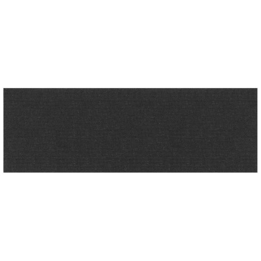 vidaXL Κεφαλάρι Τοίχου 12 pcs Μαύρο 90 x 30 cm ύφασμα