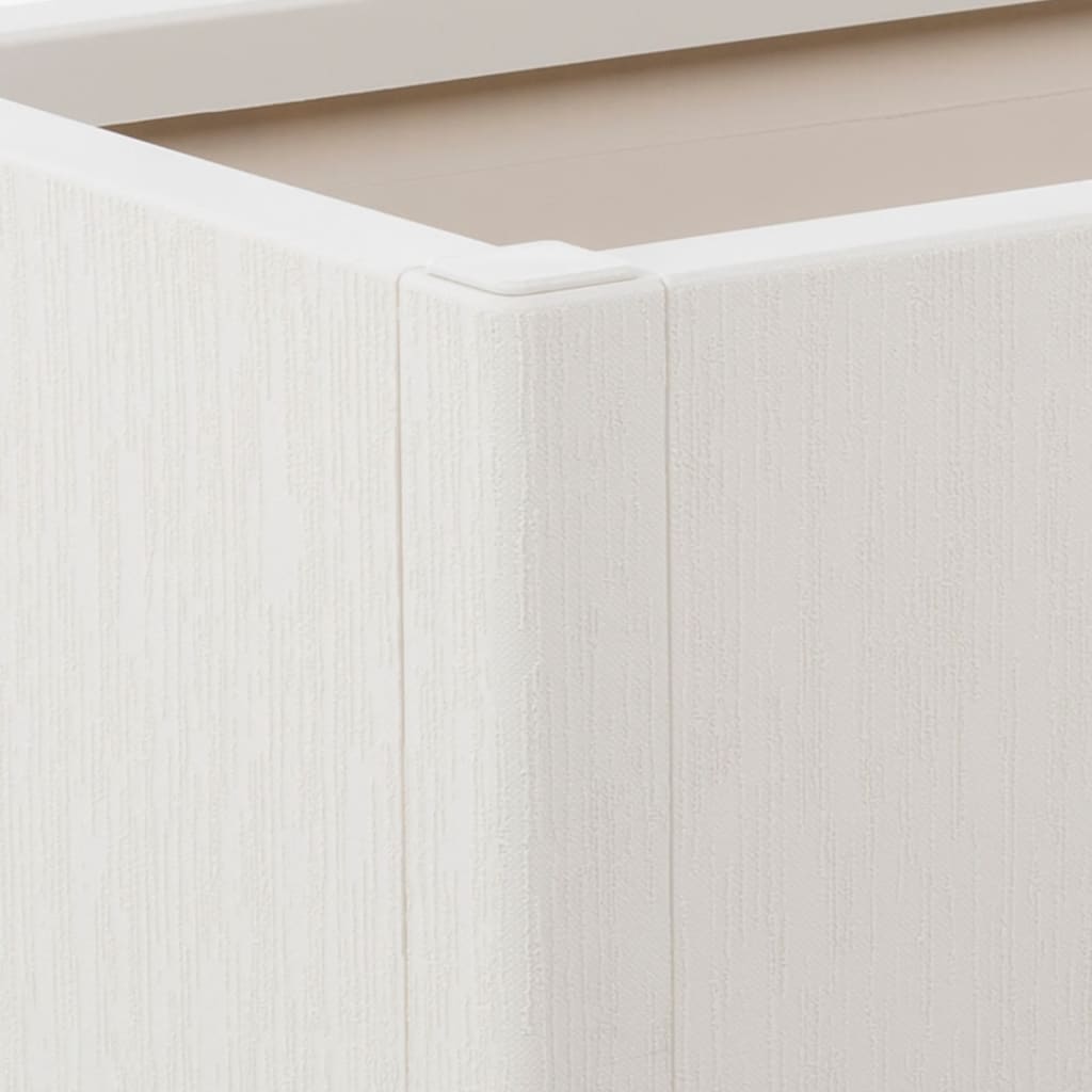 vidaXL Ζαρντινιέρα Κήπου Λευκή 80x36x35 εκ. Πολυπροπυλένιο