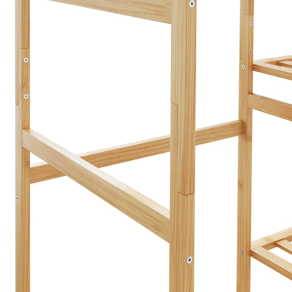 vidaXL Ράφι Ρούχων με Ράφια 100x50x184,5 εκ. από Μπαμπού