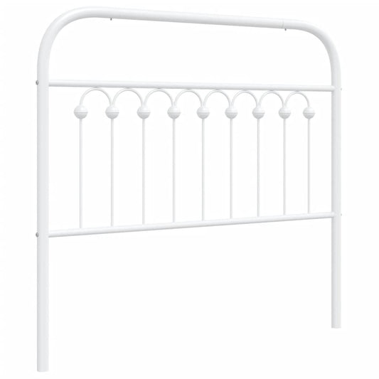 vidaXL Κεφαλάρι Λευκό 100 εκ. Μεταλλικό